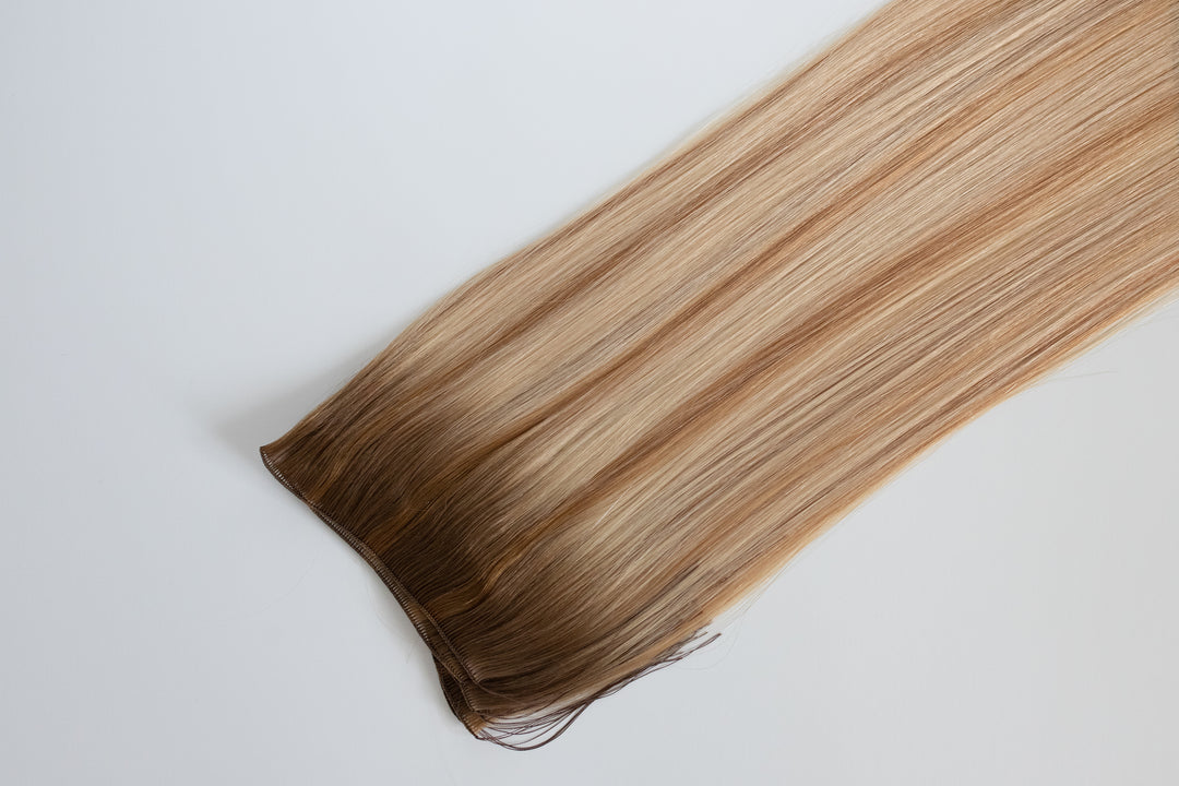 Hand Tied Weft - 10/8WBL (Warm Blonde Mix)