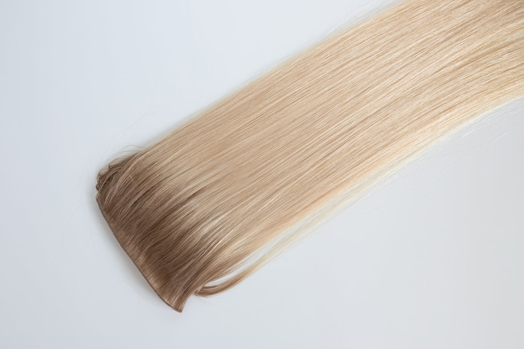 Hand Tied Weft - 10N (Lightest Neutral Blonde)