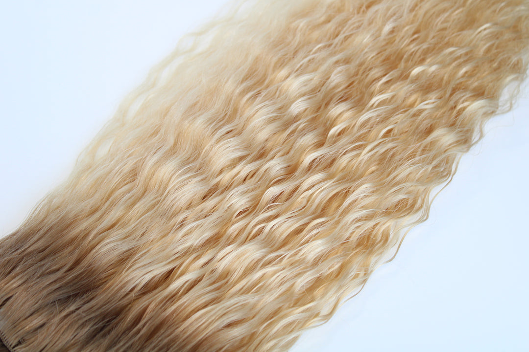 Hand-Tied Deep Wave-10N(Lightest Neutral Blonde)
