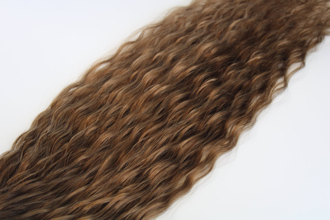Hand-Tied Deep Wave - 8N(Neutral Light Brown)