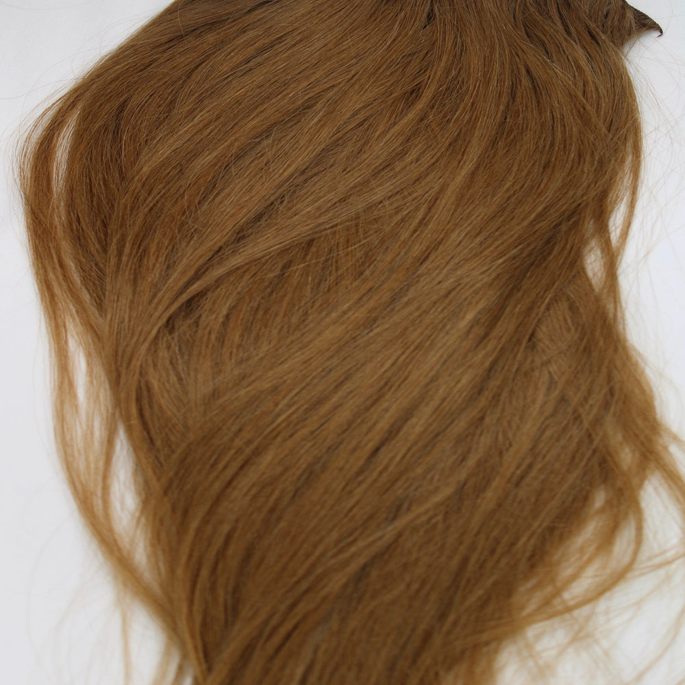 Hand Tied Weft (Golden Blonde) straight hand-tied weft hair extensions by ISLA Hair