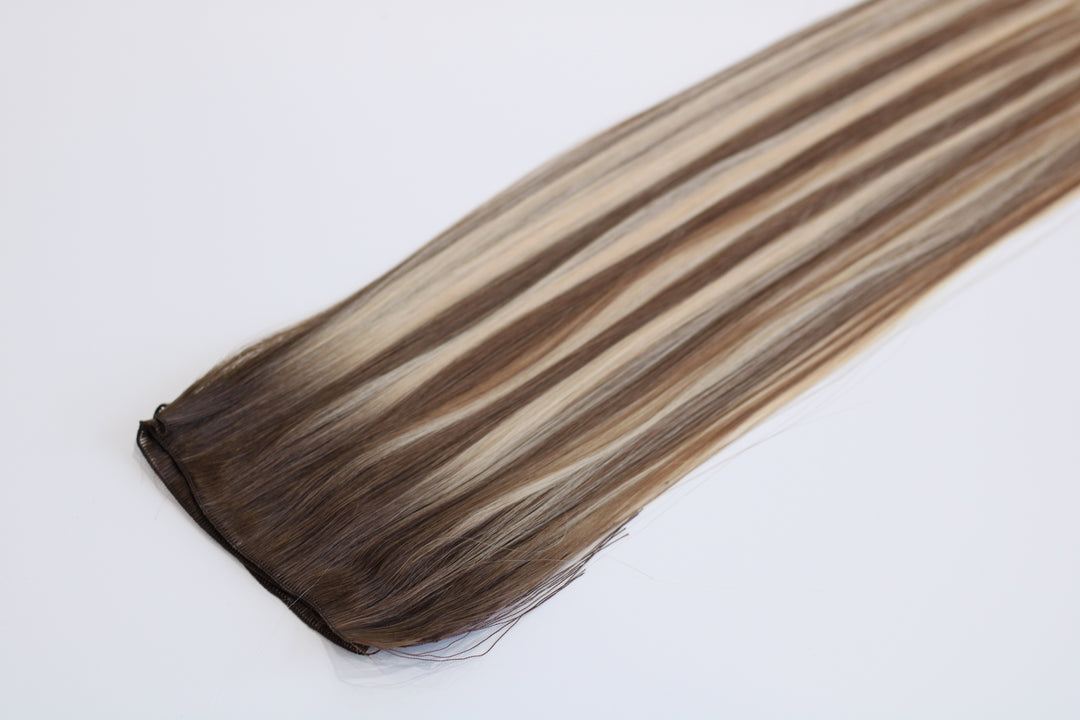 Hand Tied Weft- 6/10 NN (High Contrast Neutral Mix)